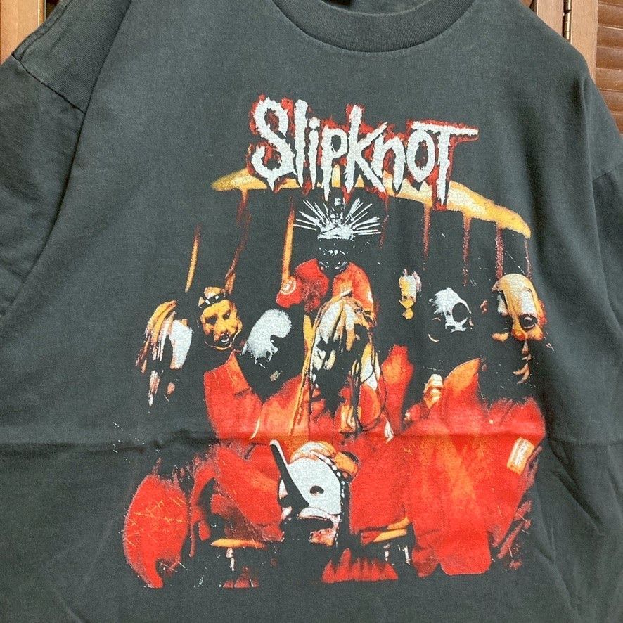 バンド Tシャツ スリップノット Slipknot メタル IOWA 黒 USA製 XL