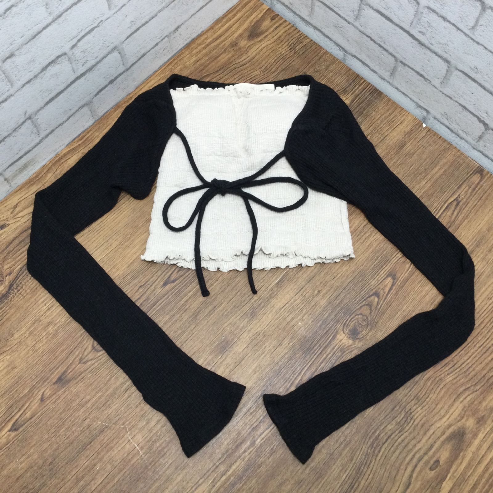 2181 【完売品】ANDMARY アンドマリー Mei shirring tops メイ