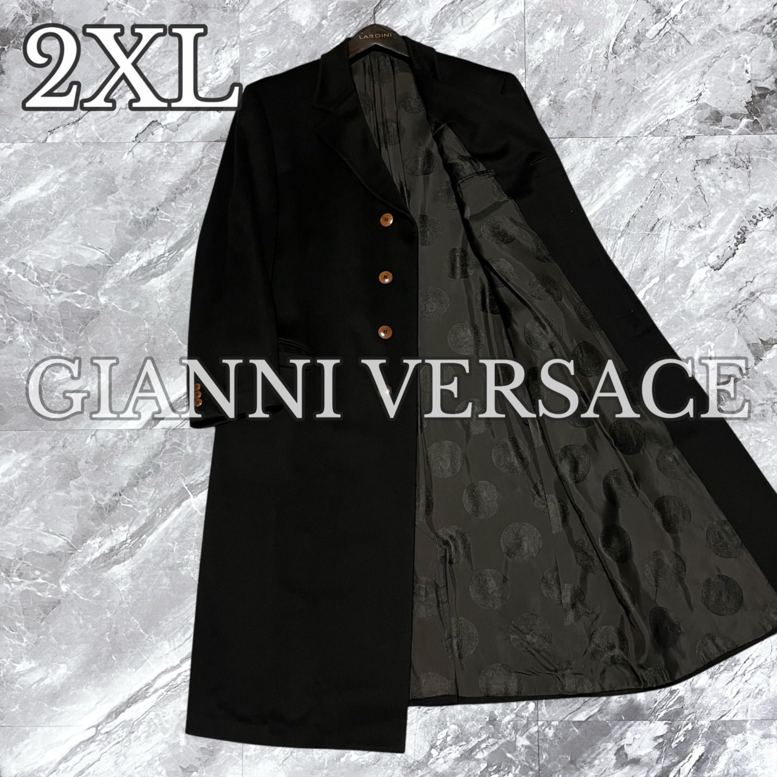 大きいサイズ GIANNI VERSACE ジャンニヴェルサーチ チェスターコート