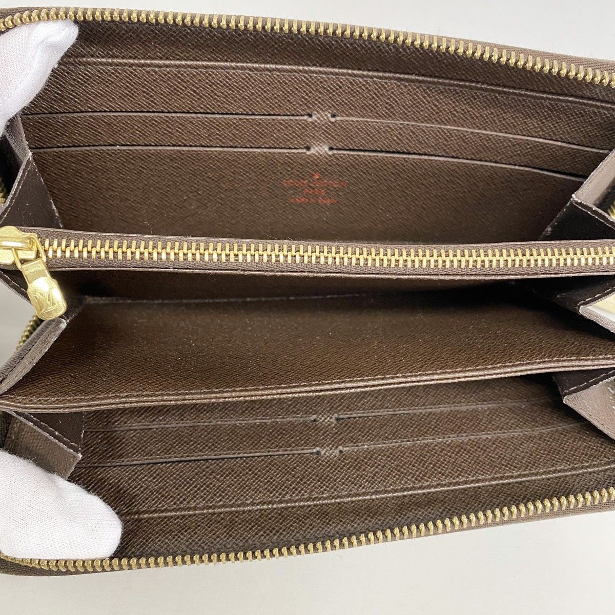 6bd5540】ルイヴィトン 長財布 ダミエ ジッピーウォレット N60015