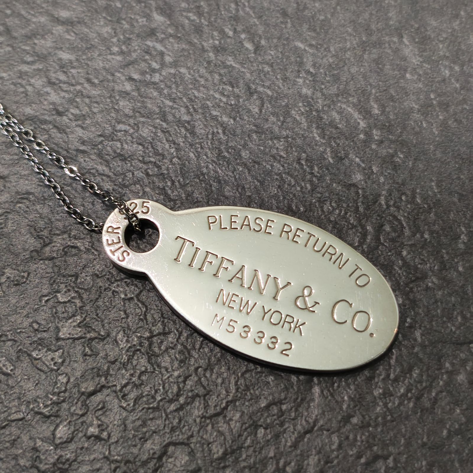 Tiffany ティファニー リターントゥ オーバル タグ ネックレス 社外