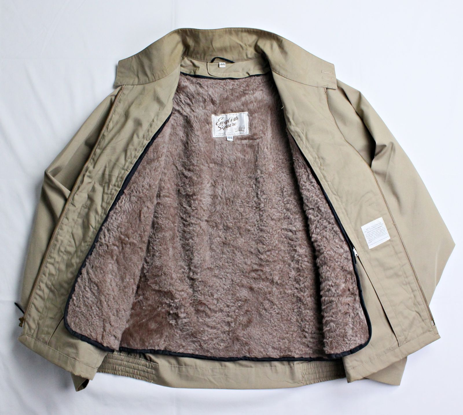 70s アメリカ製 ENGLISH SQUIRE size44 XLサイズ相当 ライナー付き