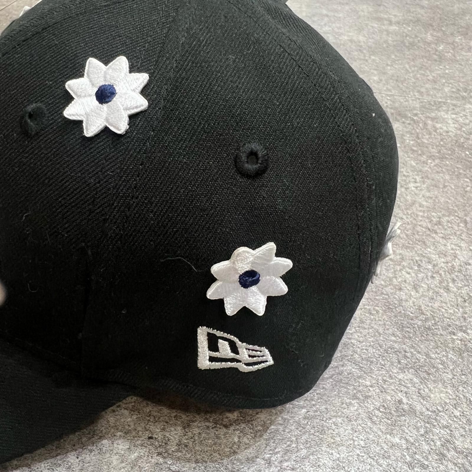 NEW ERA × NICK GEAR 9FORTY 3D flower cap フラワー刺繡ロゴキャップ