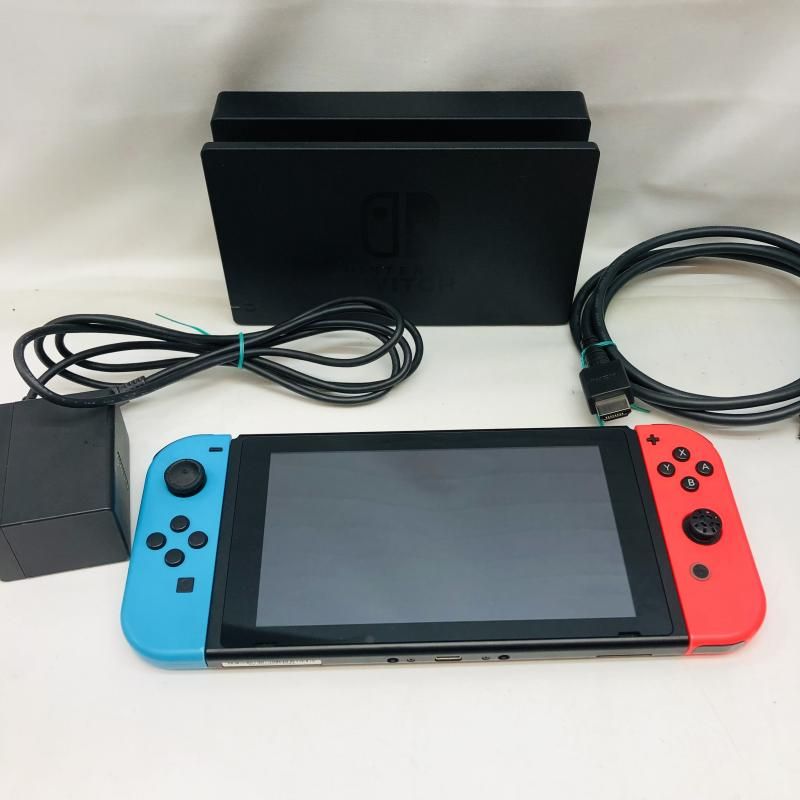 中古】本体S）ｼﾞｬﾝｸ)Switch 青/赤 ｹｰﾌﾞﾙ付き 動作未保証[22