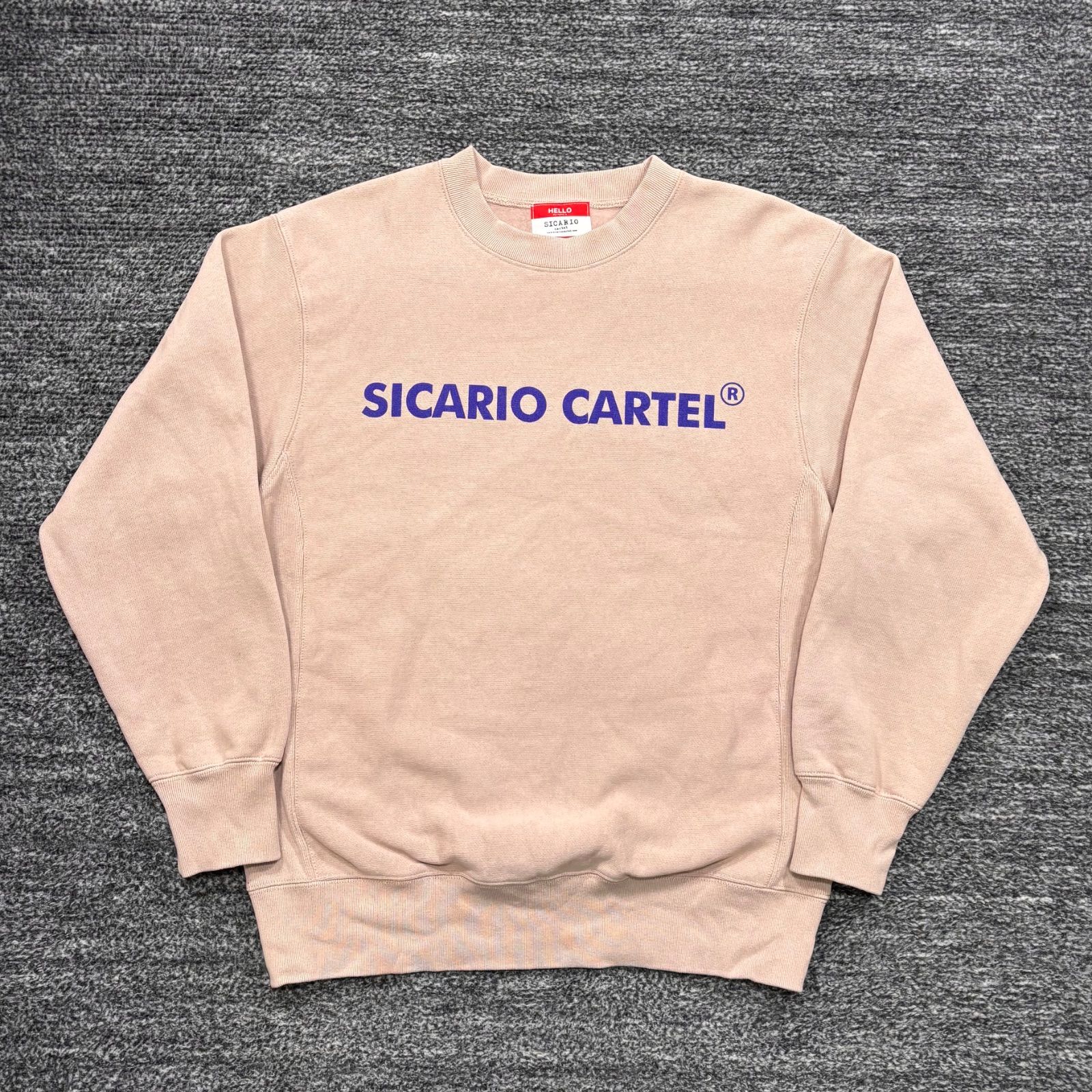 SICARIO CARTEL ロゴプリント クルーネックスウェット M シカリオ