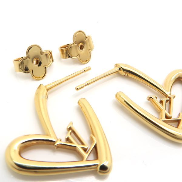 LOUIS VUITTON ブックルドレイユ ハートフォーリンラブPM ピアス