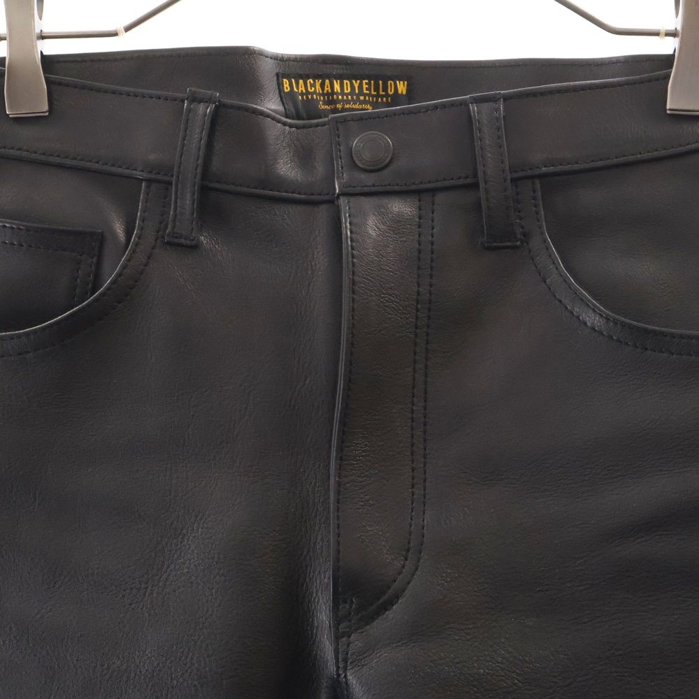 RATS (ラッツ) 24AW LEATHER PANTS レザー パンツ 24SPP-1001 ブラック