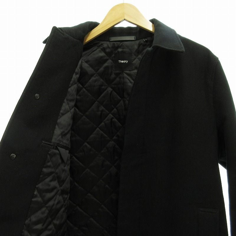 セオリー Theory Double Flannel Din ステンカラーコート 中綿 比翼