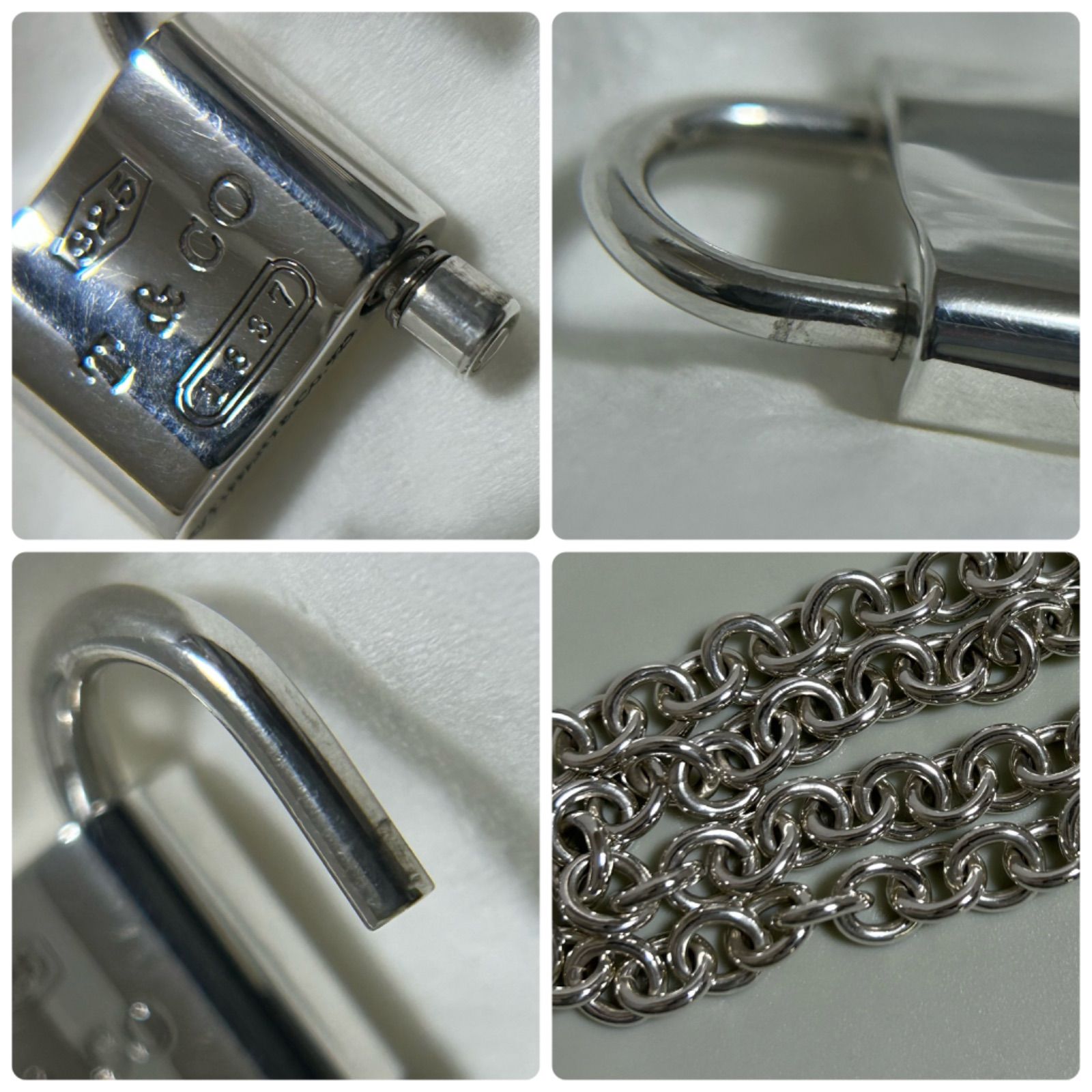 ティファニー ネックレス ペンダント カデナ ロック 南京錠 AG925