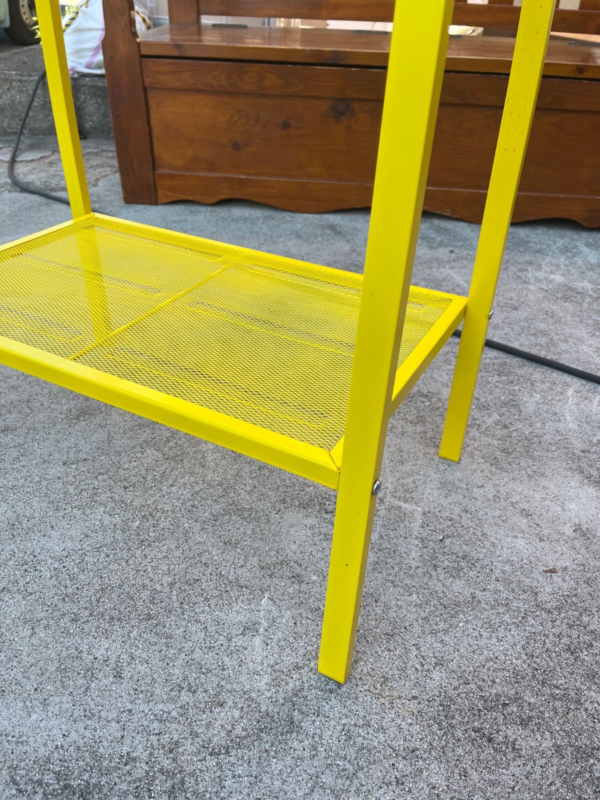 廃盤】IKEA イケア レールベリ 廃盤色 イエロー 黄色 ラック 収納棚