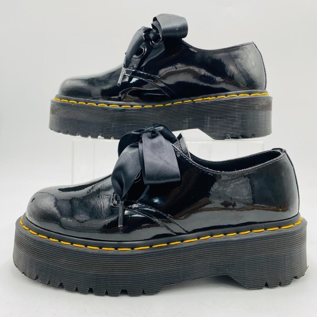 Dr.Martens HOLLY サテンリボン ドレスシューズ エナメル UK5 ドクター