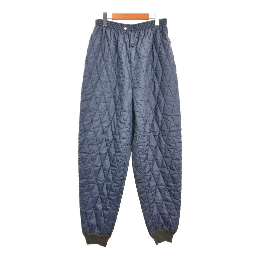 80年代 J.C.PENNEY ジェーシーペニー キルティングパンツ ネイビー