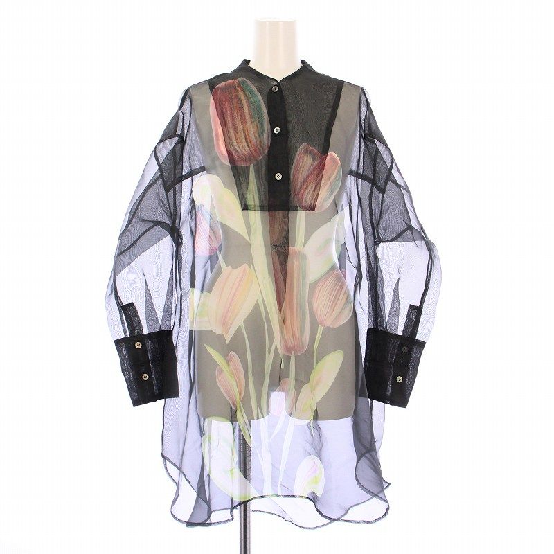 テルマ TELMA Printed Sheer Pullover プリントシアープルオーバー