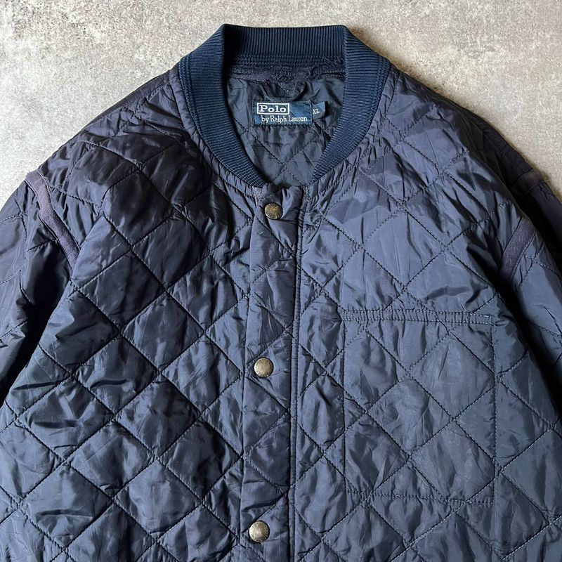 90s POLO RALPH LAUREN CWU-9P タイプ 中綿 ナイロン キルティング
