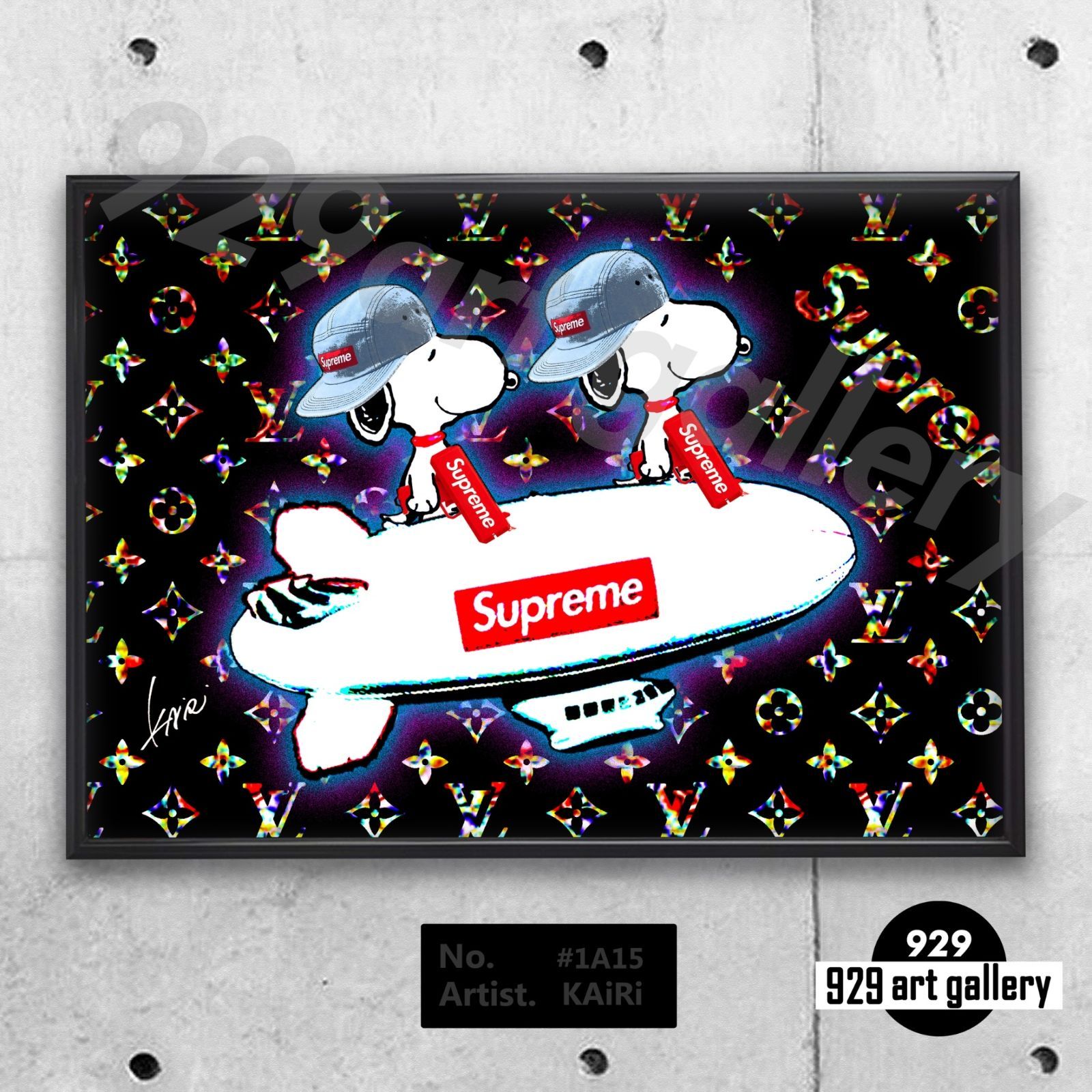 LOUIS VUITTON type☆A4額装済オマージュアートインテリアポスター#115