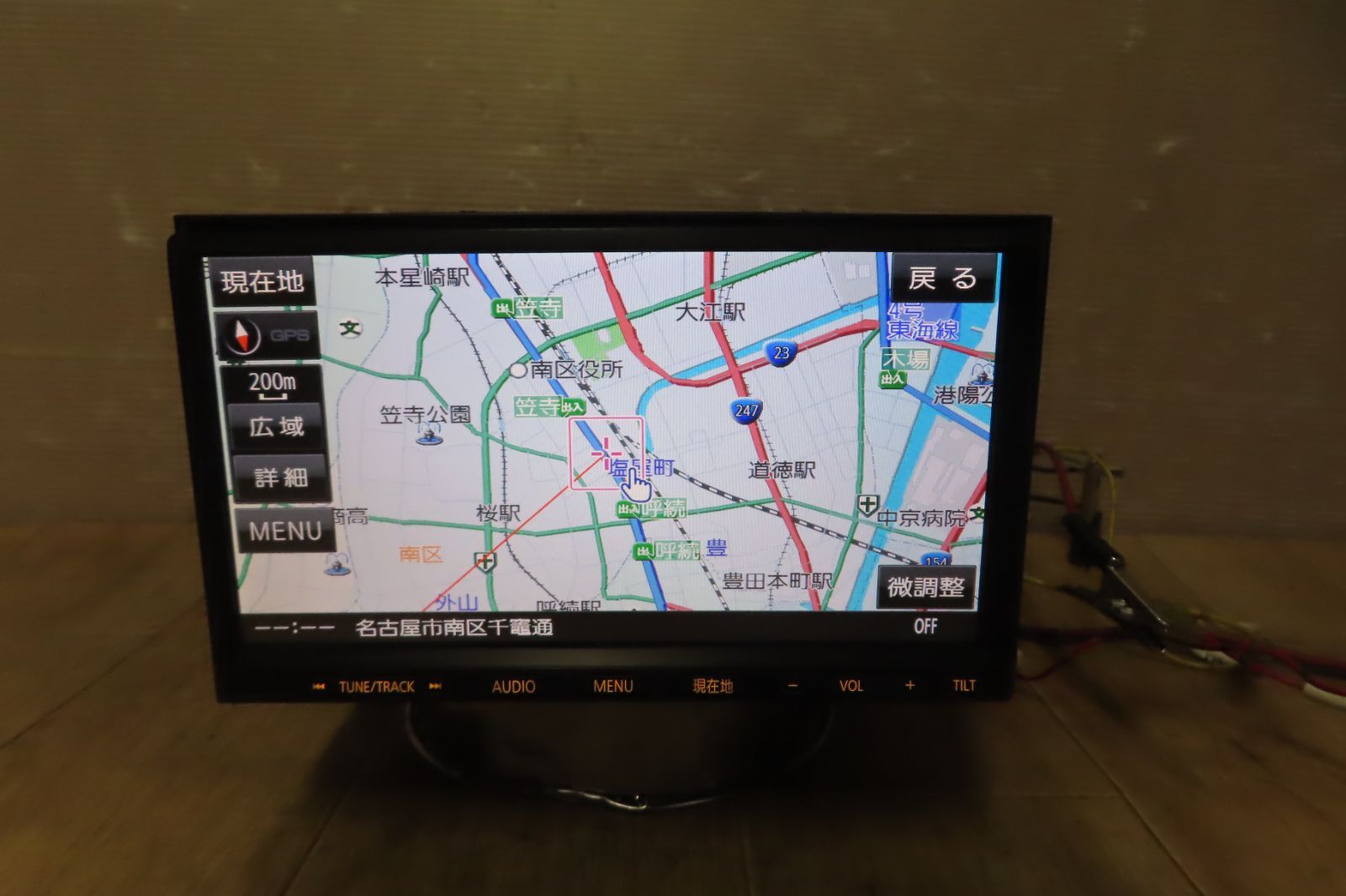 ☆A123/ スズキ 純正 OP パナソニック CN-E203Z SDナビ 地図2016年