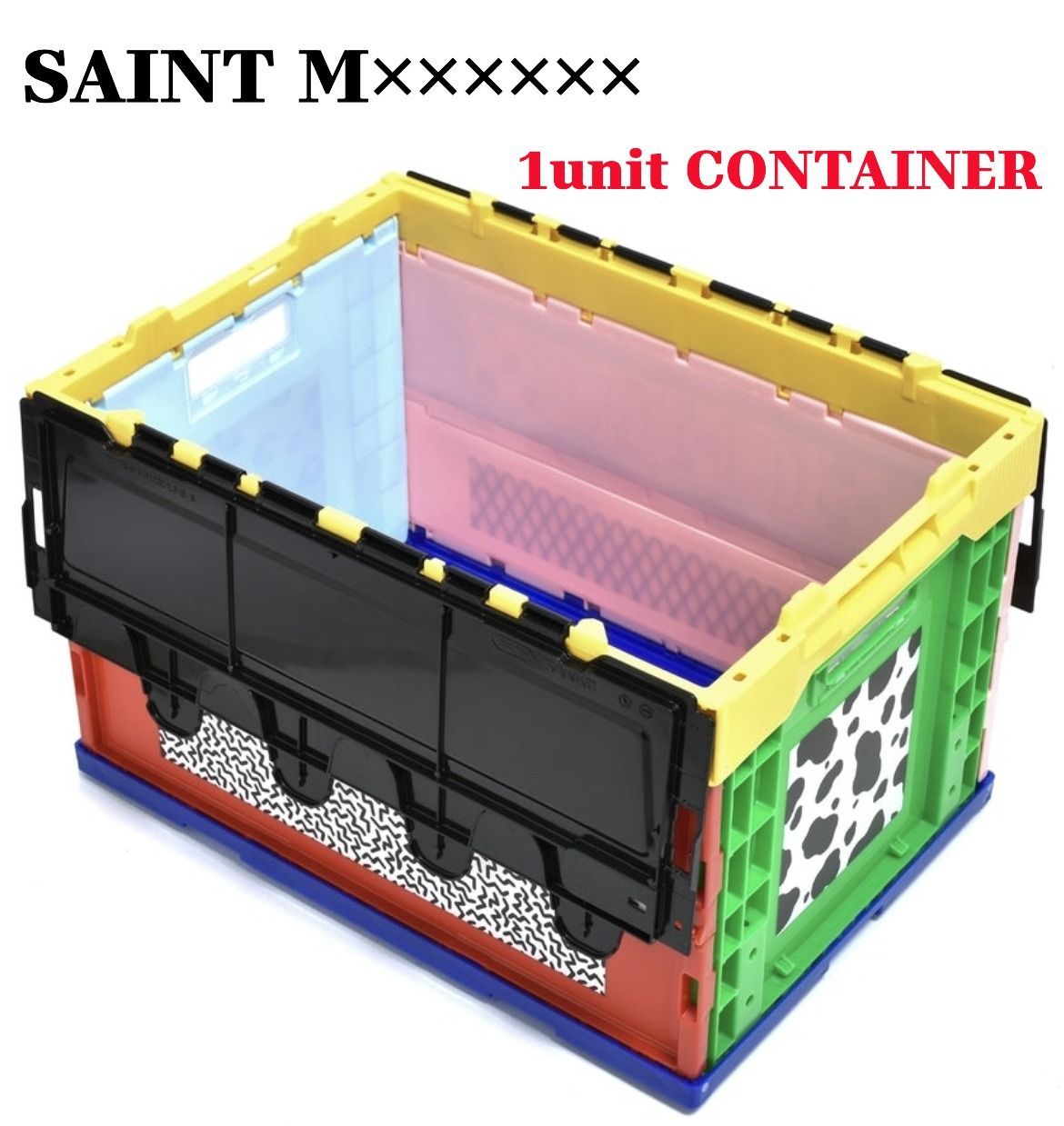SAINT M×××××× セントマイケル 1unit コンテナBOX / MULTI-3（BLACK