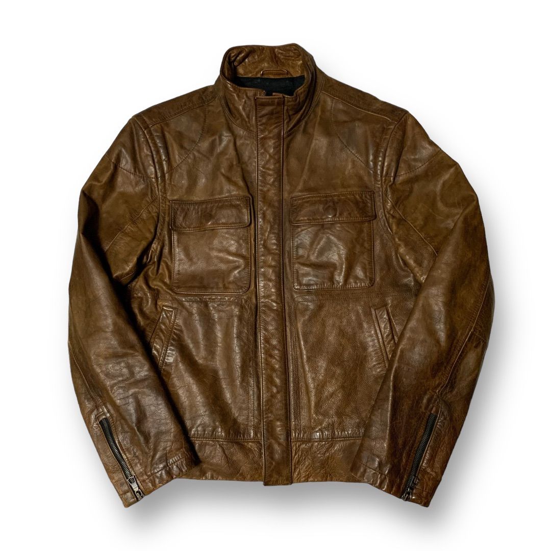 00s OLD GAP Genuine Leather Jacket オールドギャップ レザー