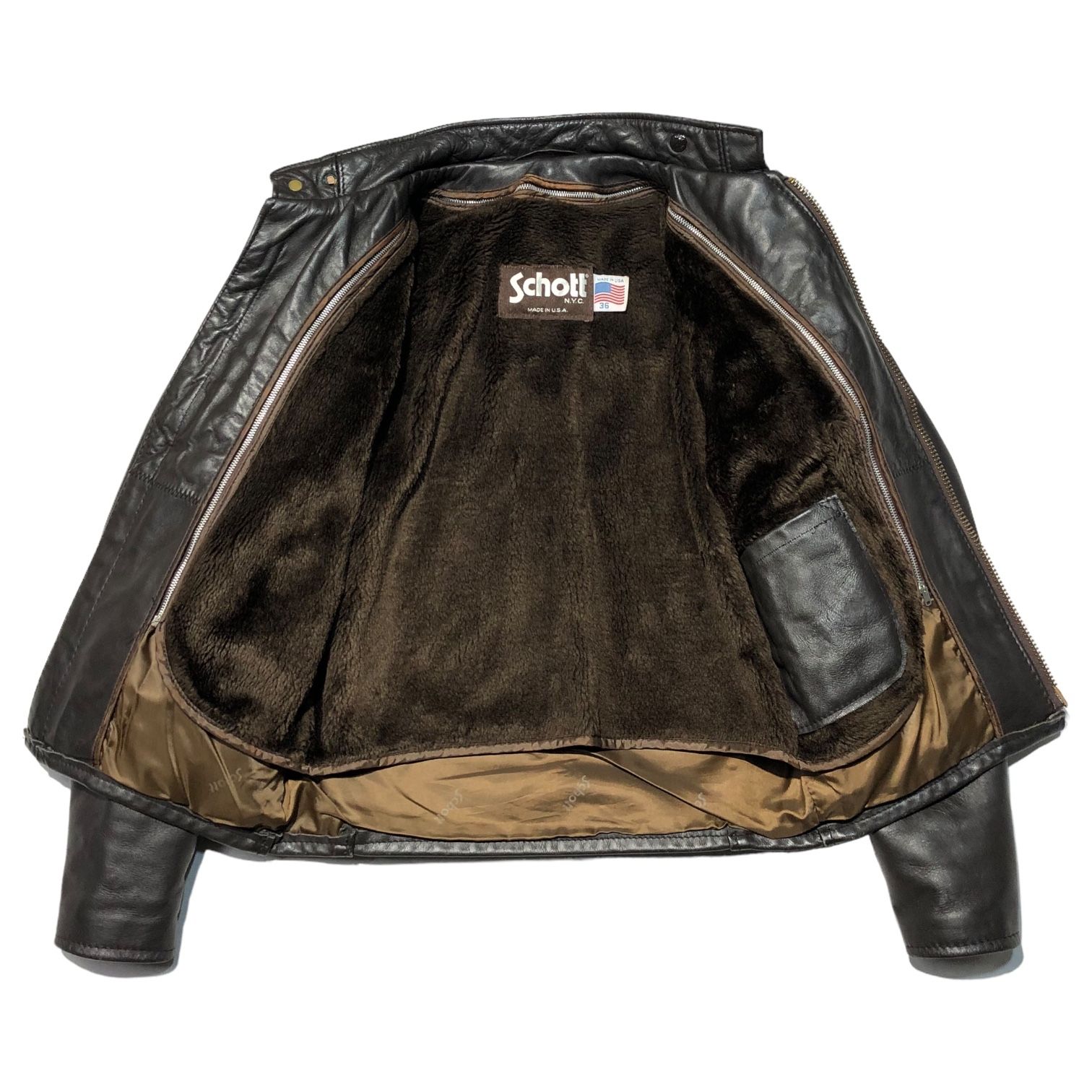 SCHOTT(ショット) 80's Boa single liner riders ボア ライナー