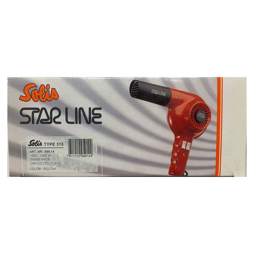 ソリス TYPE315 STAR LINE ヘアドライヤー イエロー（Solis 315 ION