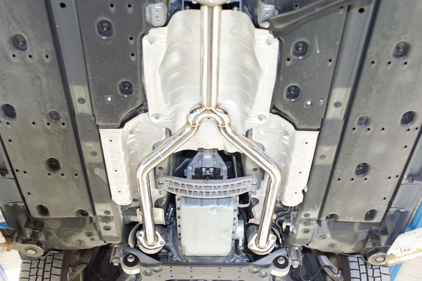 BRASH】GRX130系 マークX 中間パイプ 超底上げ 直管ストレート