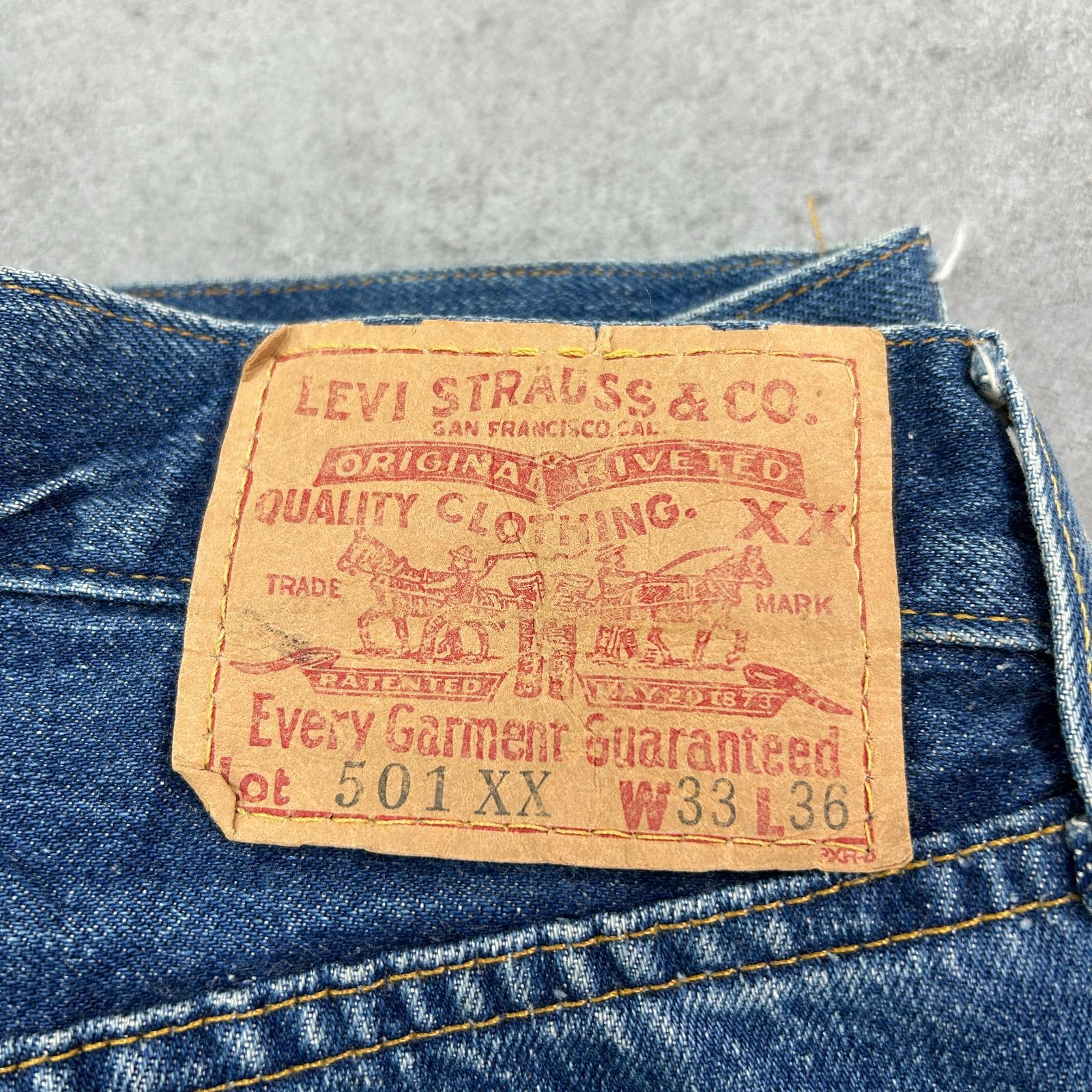 Levi's リーバイス 501XX ビッグE 赤耳 刻印555 バレンシア工場 復刻