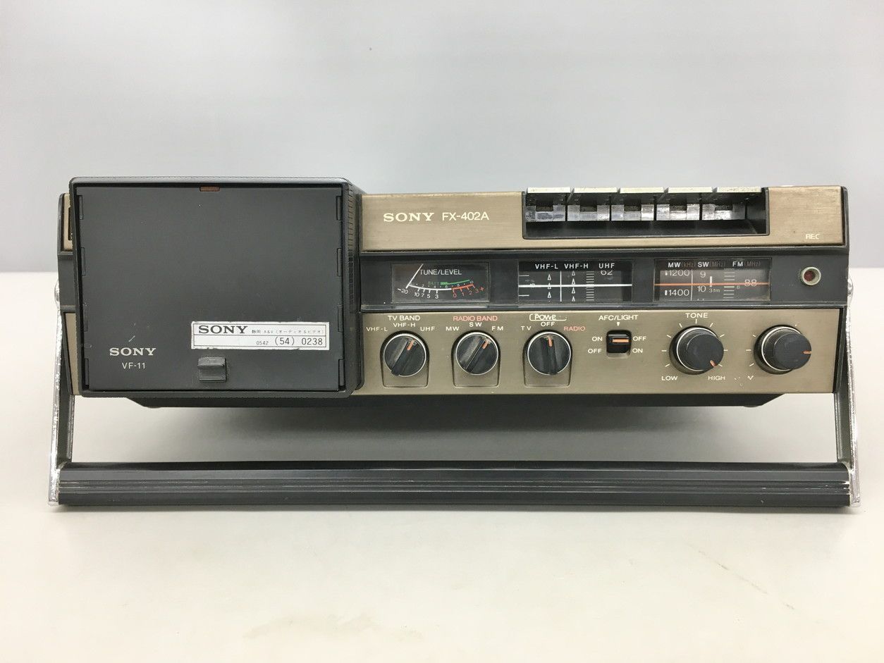 TVラジオカセットレコーダー FX-402A ソニー SONY 長期保管現状品
