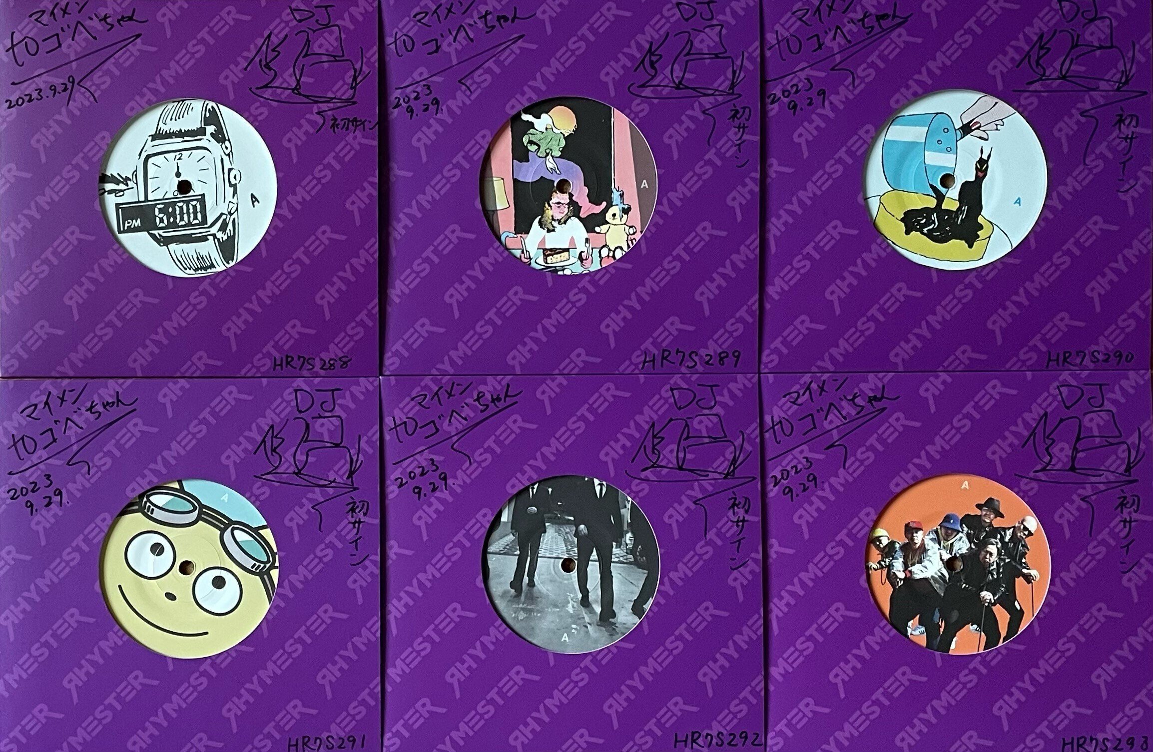 RHYMESTERが7インチシングル6タイトルを同時リリース！｜五辺宏明