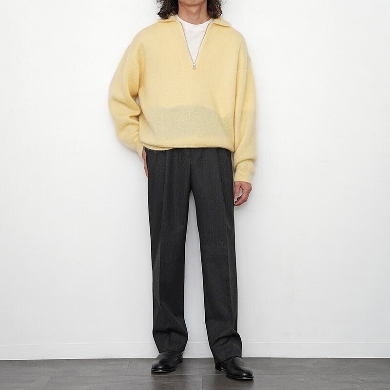 今年も気分はモヘア【MEIAS】よりSUPER KID MOHAIR ZIP PULL OVERが