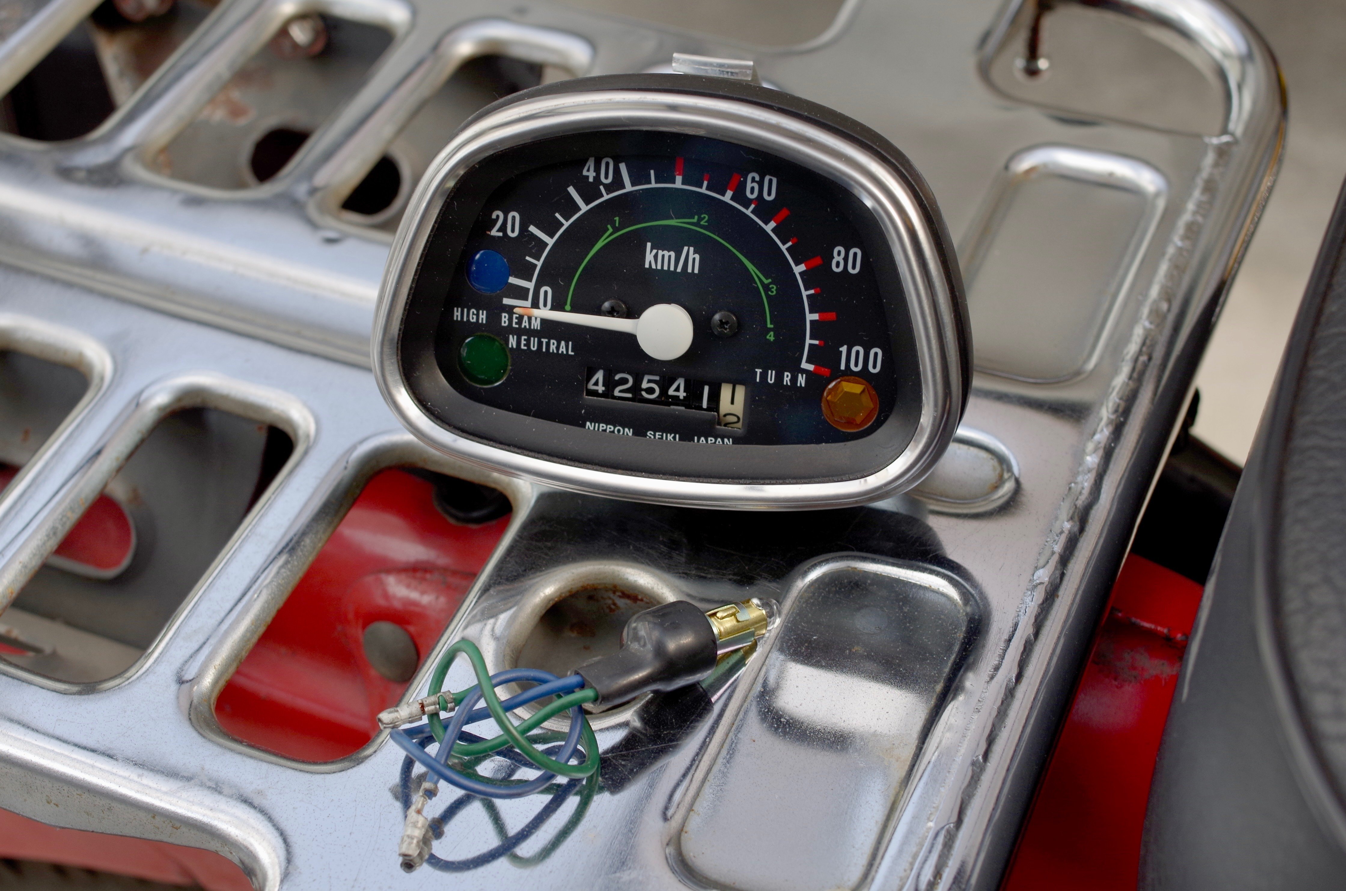 ハンターカブ（CT110）のスピードメーターを元に戻す｜フランキー