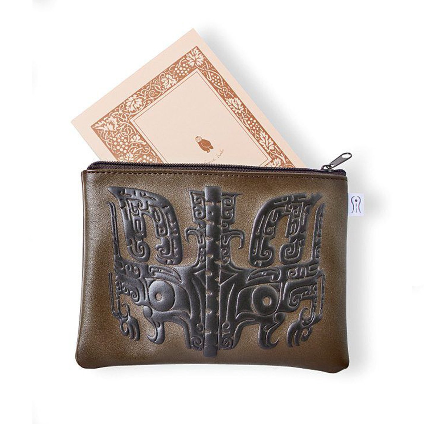 古代中国最強の怪物文様で悪いモノをはらう⁉「饕餮文フラットポーチ