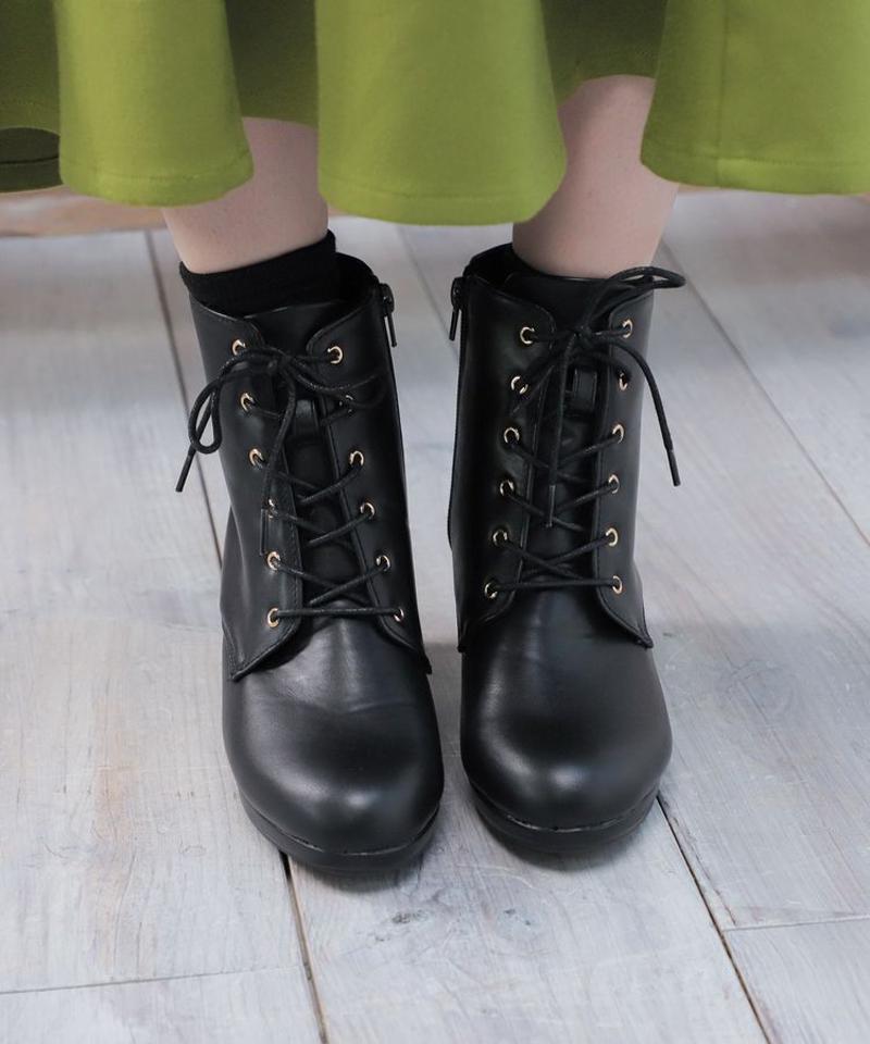 Honeys(ハニーズ)の「C・O・L・Z・A レースアップヒールブーツ」 - PARTE