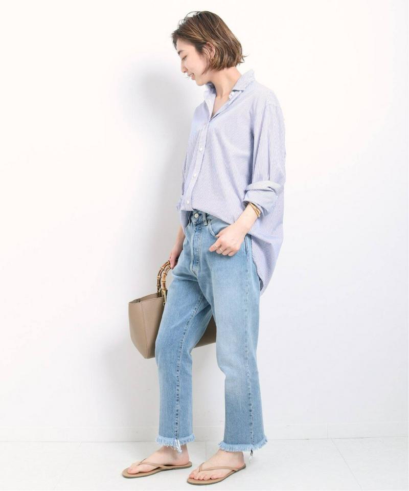 Deuxieme Classe(ドゥーズィエムクラス)の「washer ストライプ シャツ