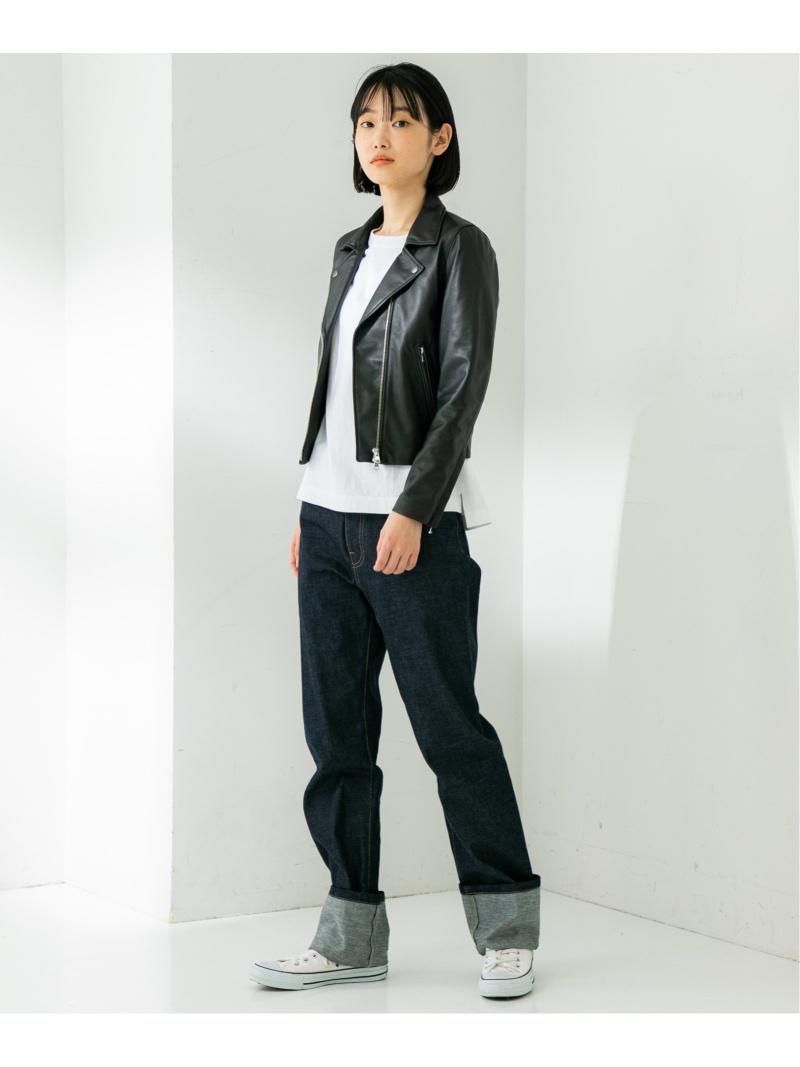 STUDIOUS(ステュディオス)の「モイストラムダブルライダースジャケット