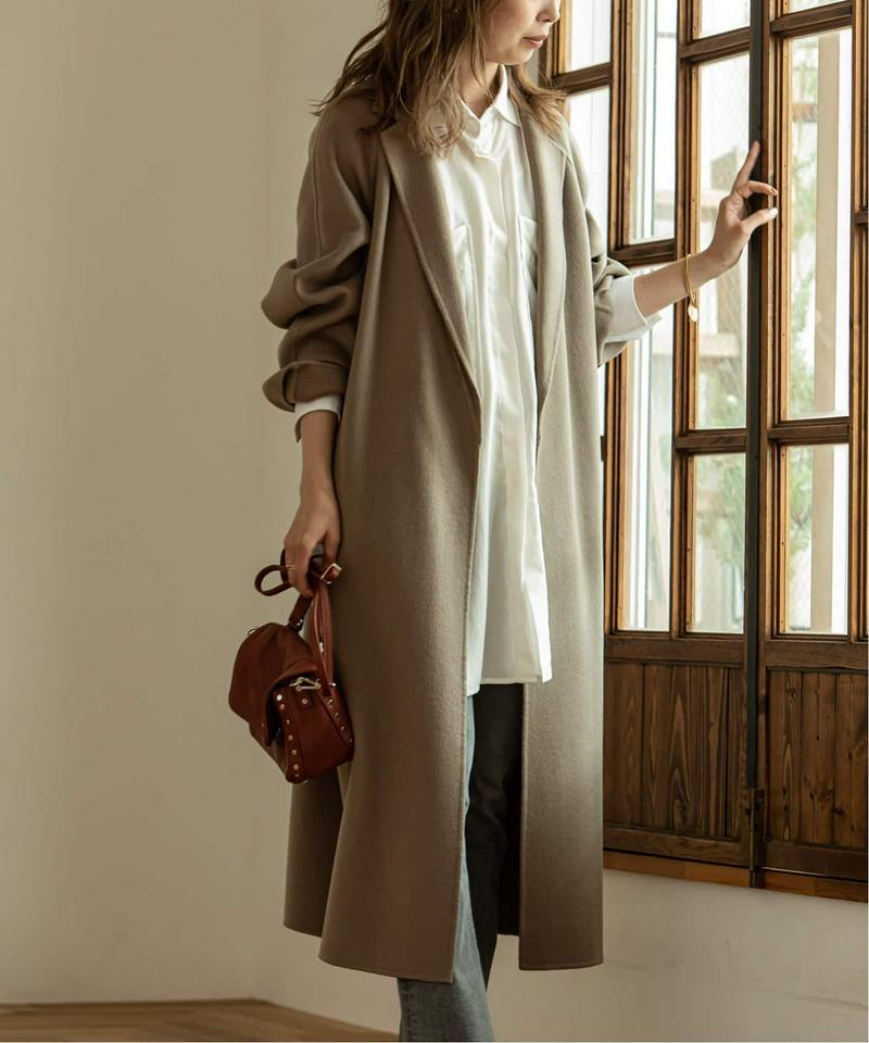 NOBLE(ノーブル)の「W/Nyリバーロングチェスターコート◇（NOBLE