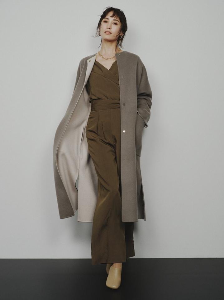 FRAY I.D(フレイ アイディー)の「ウールカシミヤバイカラーリバー