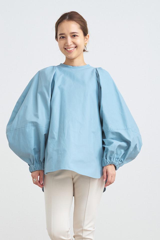 yori(ヨリ)の「ビッグパフスリーブブラウス【2021AW】9月中旬発売予定