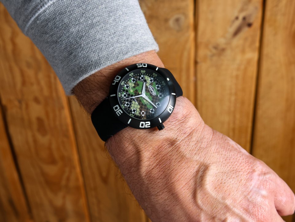 Ikepod ブラック ラバーベルト 時計