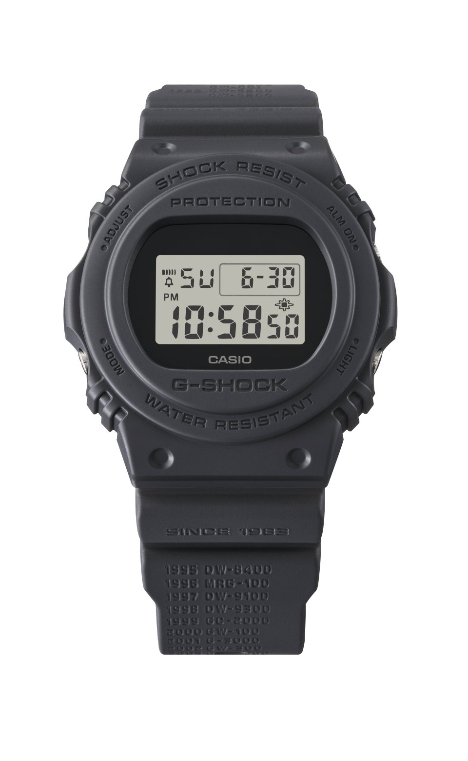 G-SHOCK 発売40周年を祝う「REMASTER BLACK」～歴代モデルの型番を