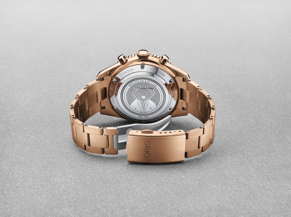 オリスが ケース・ブレスともにブロンズ仕様の 「ヘルシュタイン