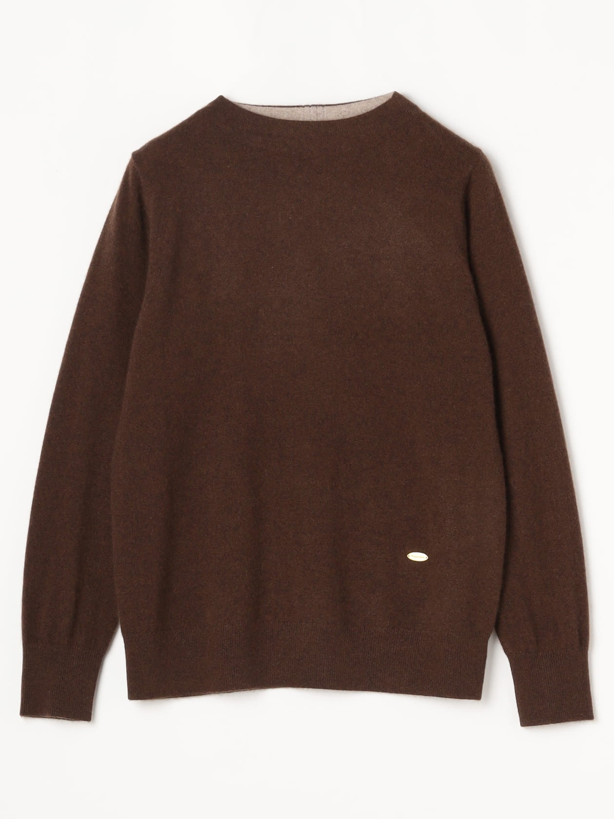 カシミヤ ボトルネックニット