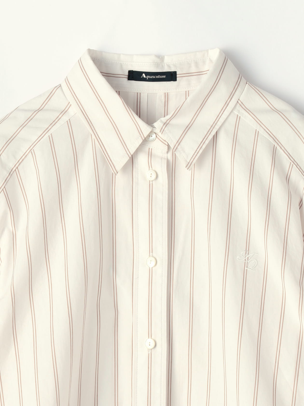 ワッシャーストライプシャツ