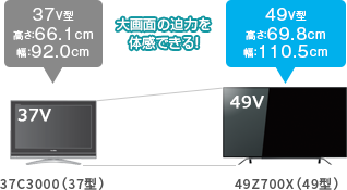 Z700X/TOP｜テレビ｜REGZA：東芝