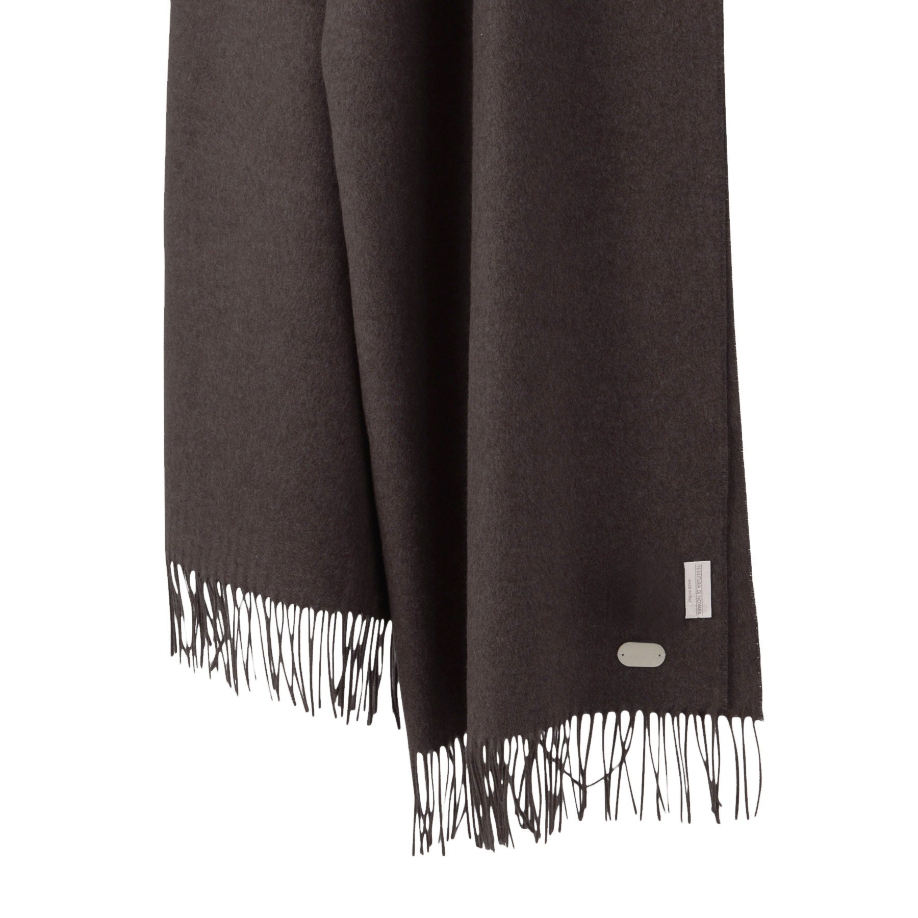 干場義雅氏 別注色 AVLDE シルク100％ストール col.ダークブラウン