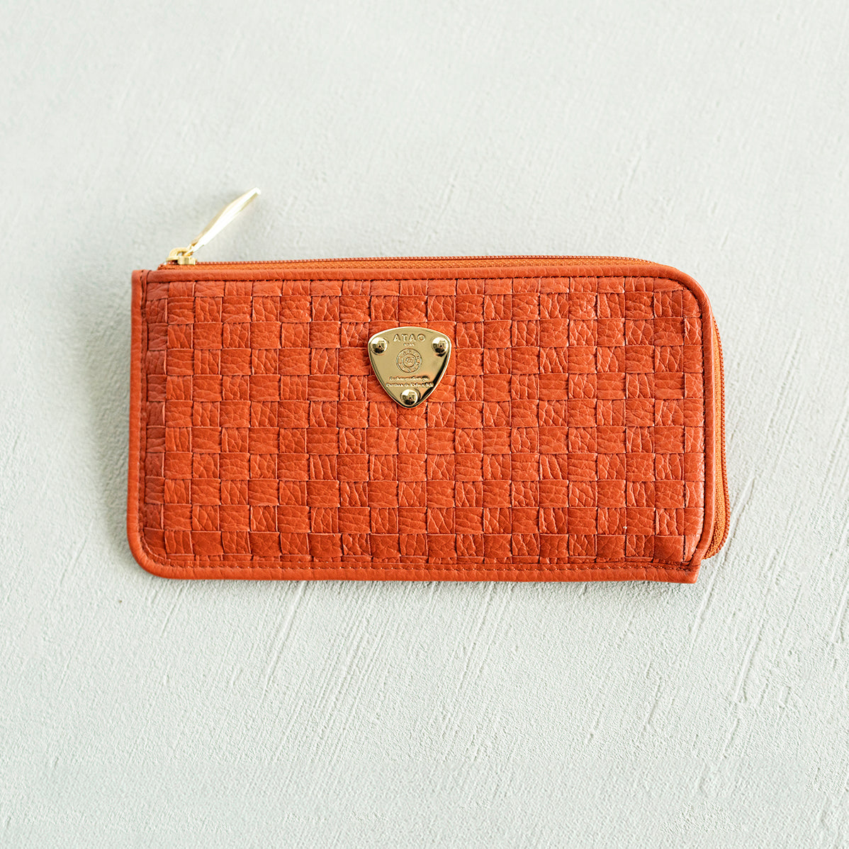 フラッグメントケースのようなイントレチャートの長財布｜slimo(スリモ