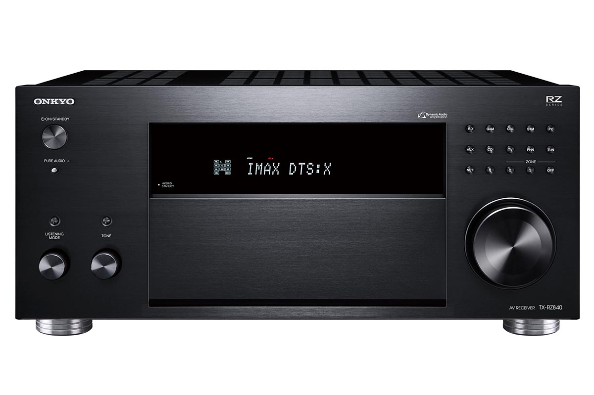 IMAX Enhanced対応のオンキヨー9.2ch AVアンプ「TX-RZ840」。AirPlay 2