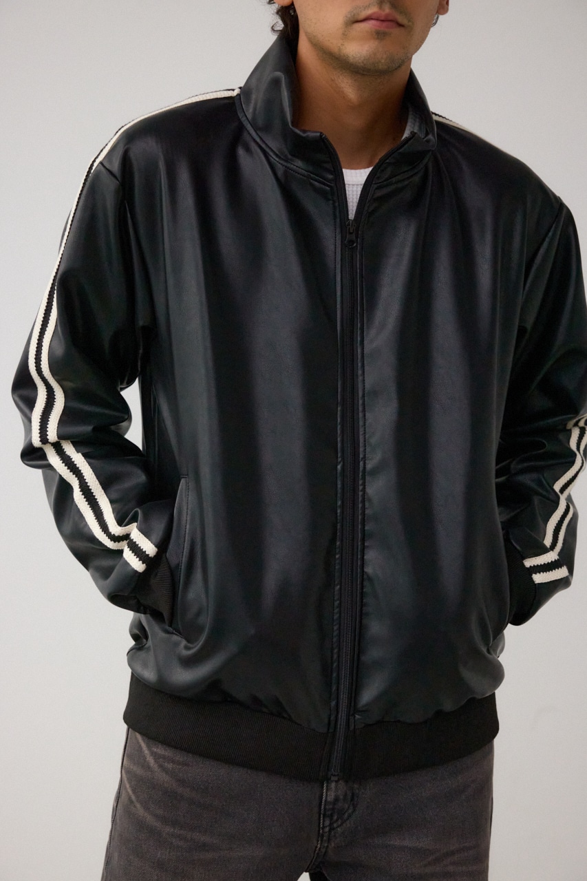 フェイクレザートラックジャケット｜MEN｜251HAC30-343H｜AZUL BY