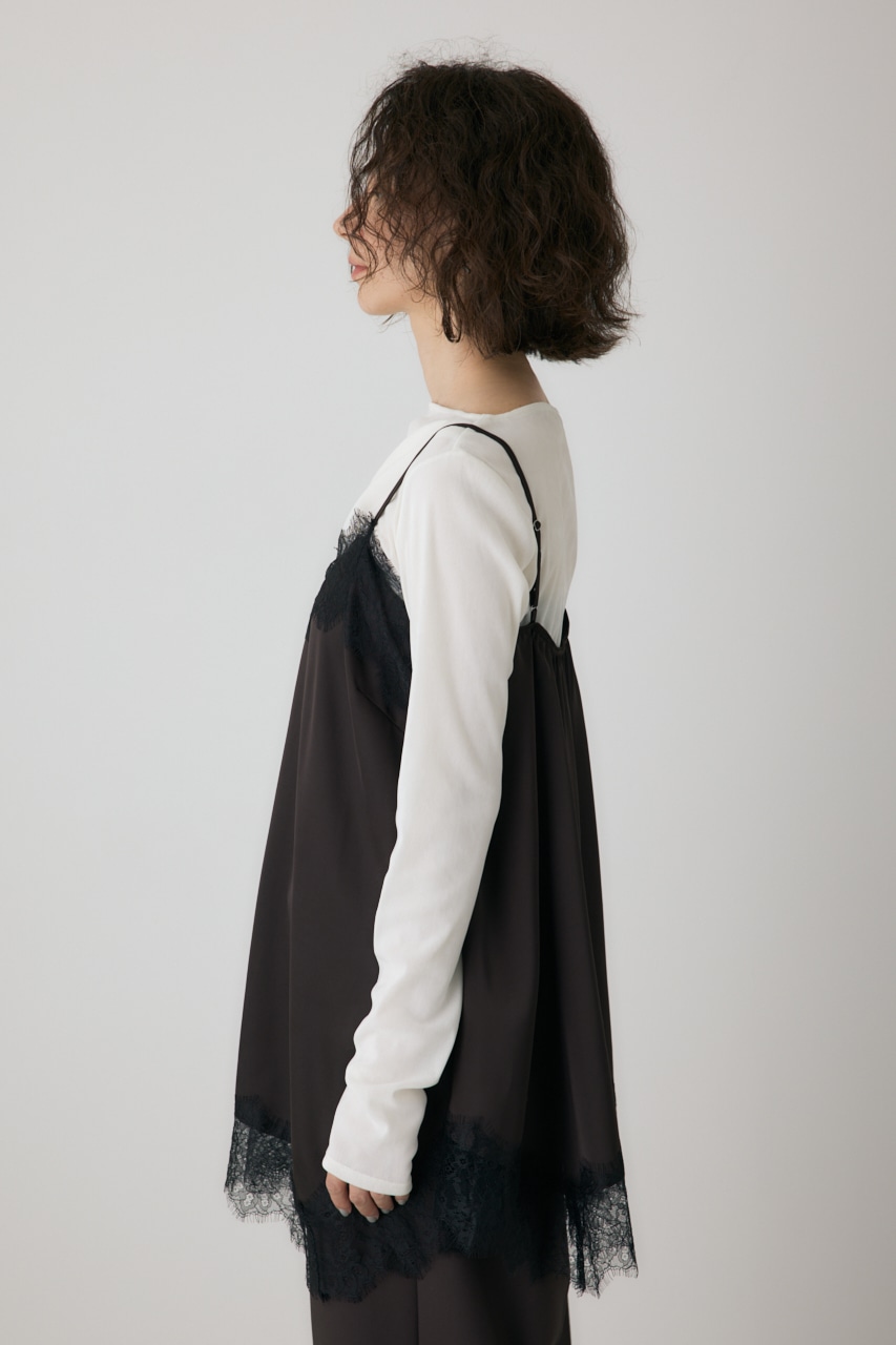 crie conforto】レースフレアサテンキャミ｜WOMEN｜254IAT30-0481