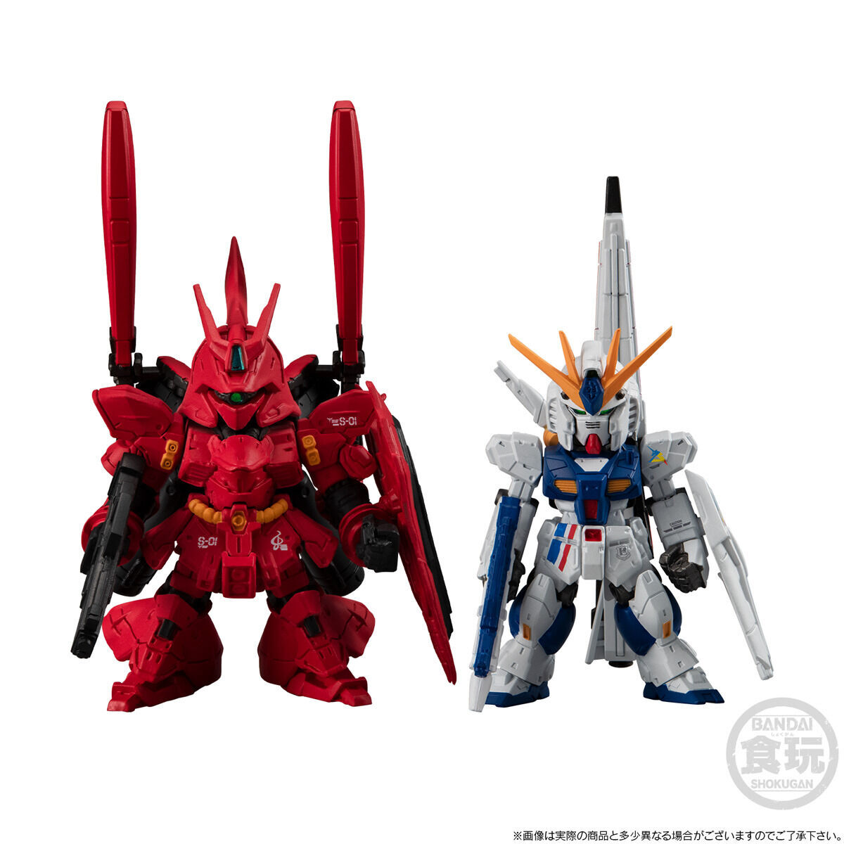 FW GUNDAM CONVERGE CORE RX-93ff νガンダム & MSN-04FF サザビー