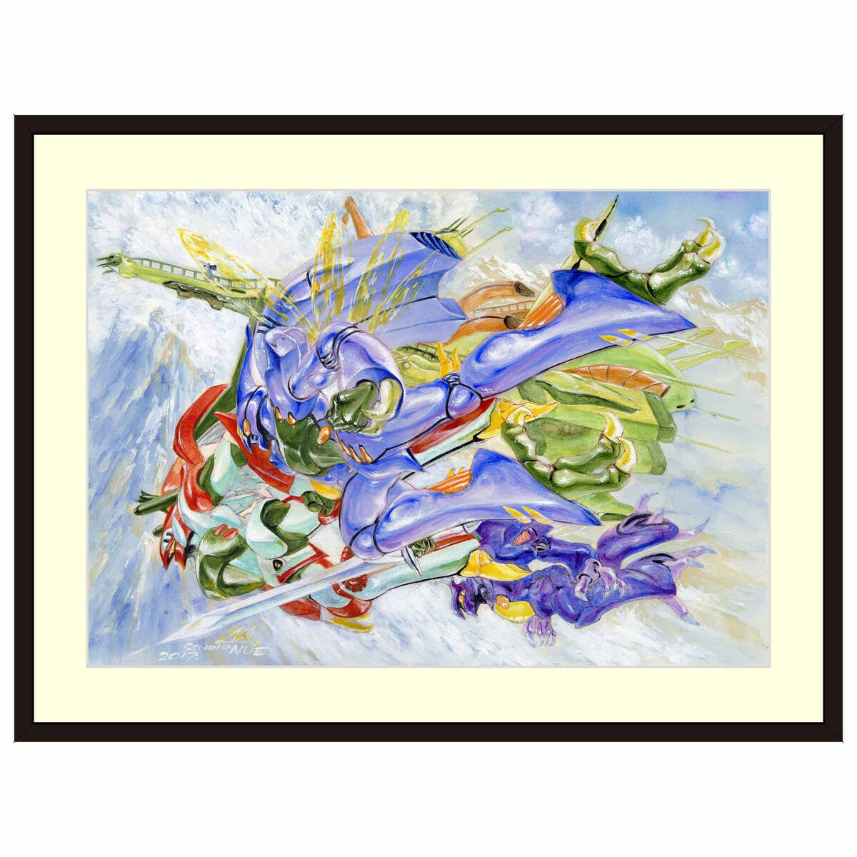 受注生産商品】聖戦士ダンバイン 複製原画 3(宮武一貴/BD-BOXイラスト